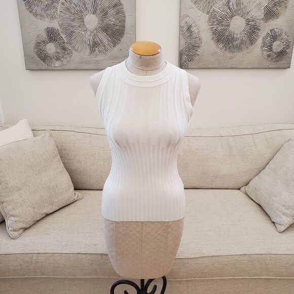 YIGAL AZROUËL Mixed Rib Knit Top sz XS - Picture 3 of 12